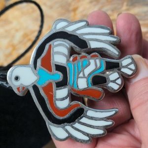 Eagle Dancer Bolo Tie jewelry statement piece Necklace